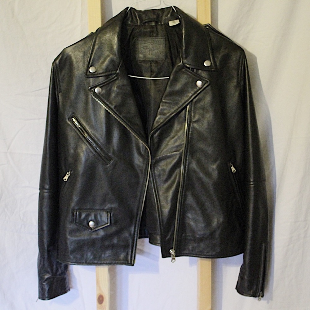 Levi’s Relaxed Moto Leather Jacket